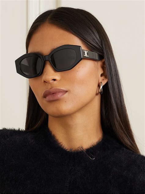 celine oversized cat eye sunglasses|celine 54mm cat eye sunglasses.